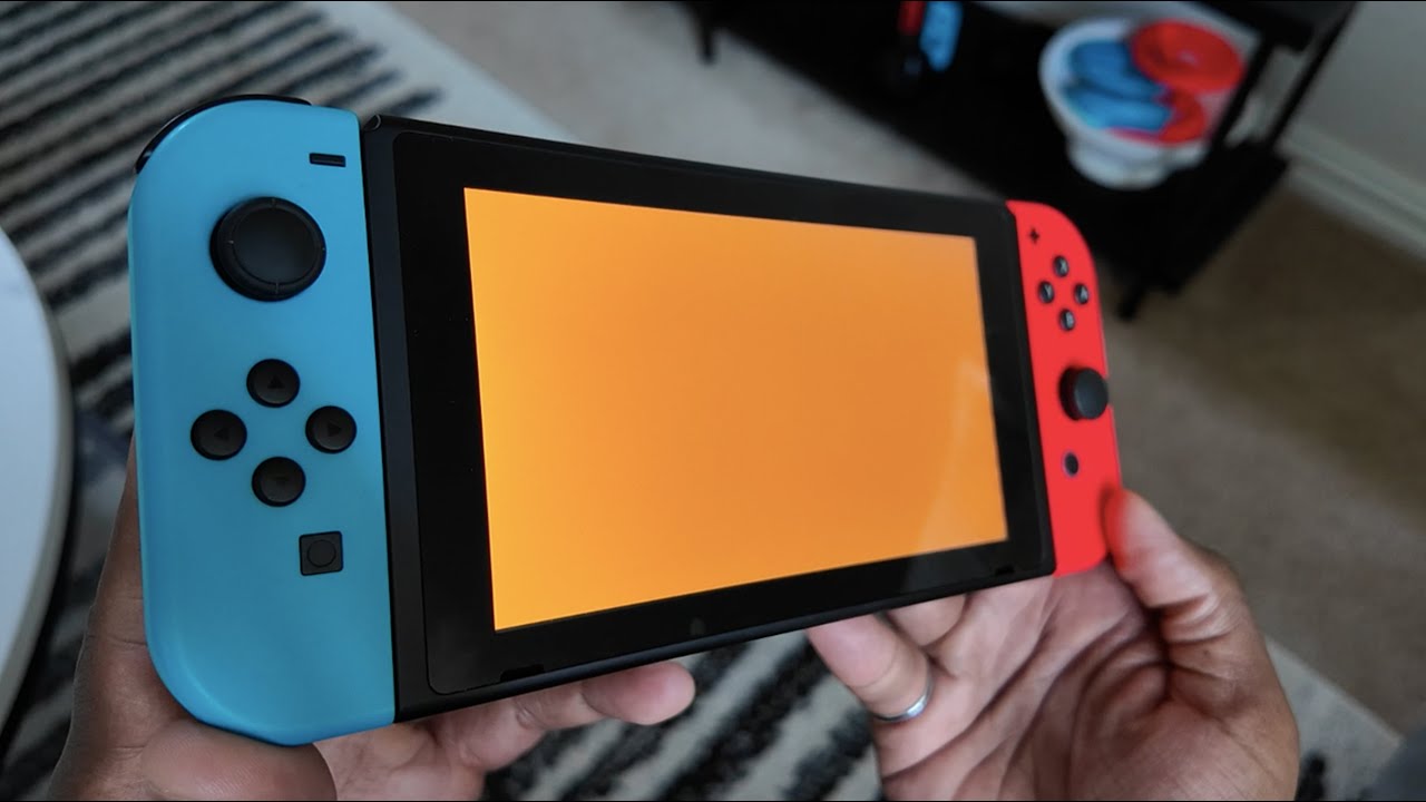 How to Fix Nintendo Switch Stuck On Orange Screen - YouTube