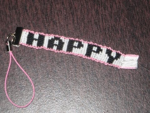 少し簡単）文字入りミサンガ（英語大文字）の作り方 - YouTube