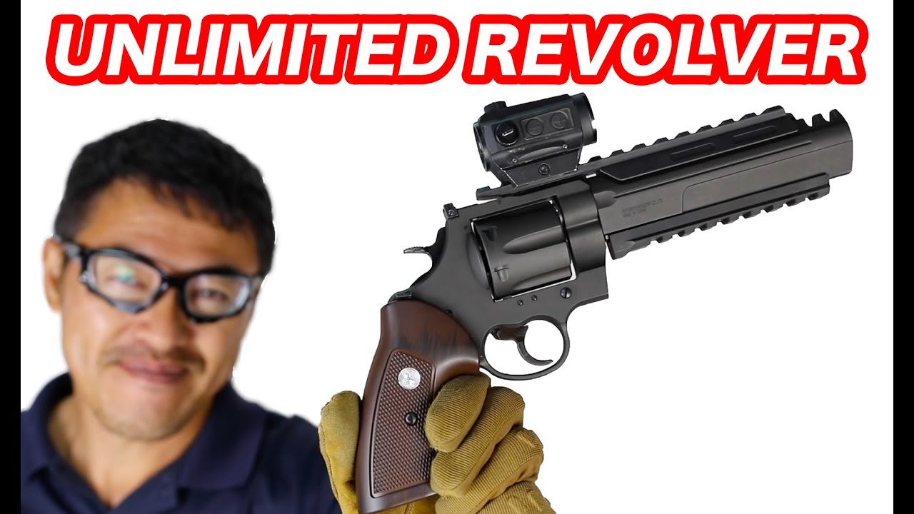 マルシン アンリミテッドリボルバー HW マック堺 エアガンレビュー動画