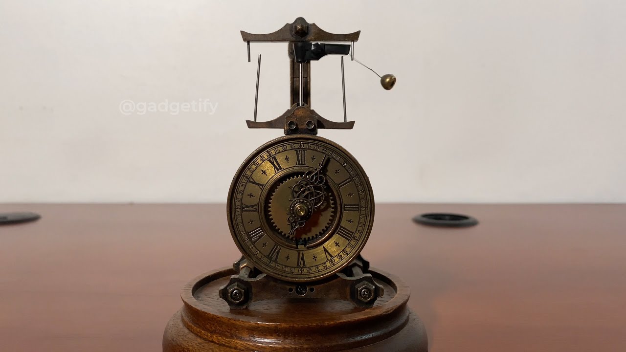 Tomy Guildclock Micro Flying Pendulum Ignatz Clock -- Gadgetify