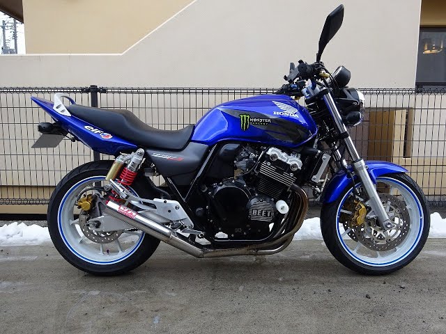 CB400SF-Vtec3(NC39-1207) エンジン始動 モリワキショート管マフラー音