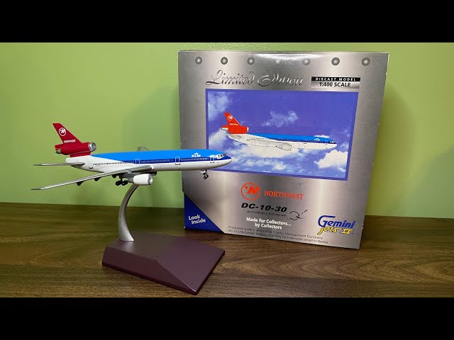 RARE* Northwest KLM DC10 Hybrid Livery | Gemini Jets 1:400 Scale