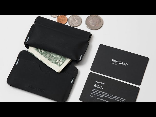 デザインが良すぎるミニマルな財布「RE:FORM RE:01」がカッコよすぎた