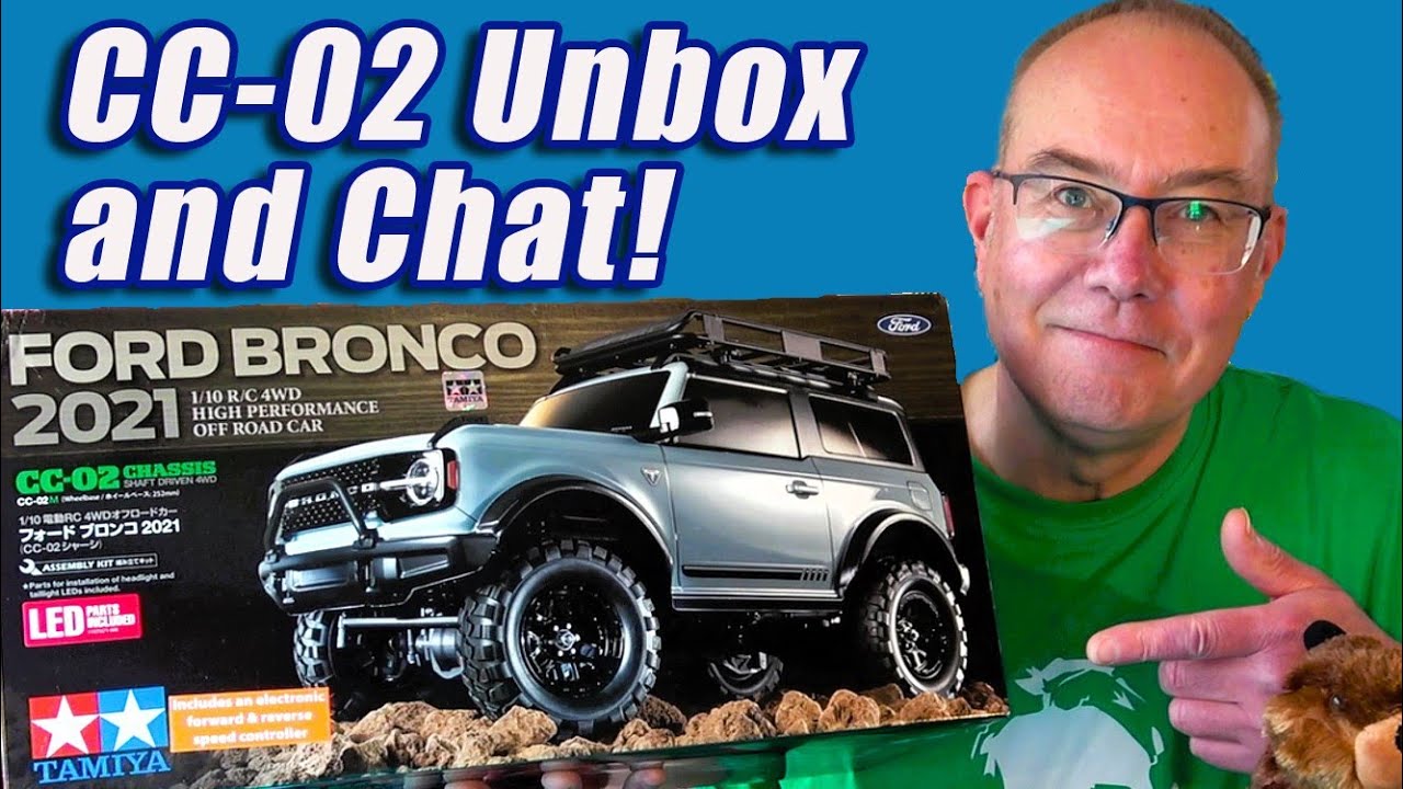Tamiya CC02 Ford Bronco Unbox & RC Chat! - YouTube