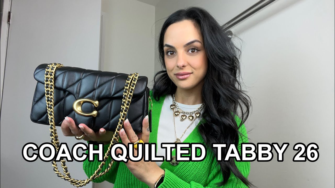 My thoughts on The Coach Quilted Tabby 26 + comparison to Chanel