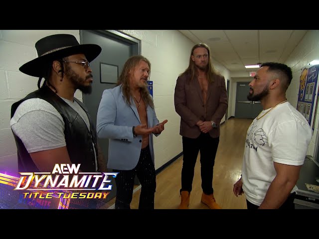 Learning Tree Chris Jericho & Crew teach Rocky Romero a lesson