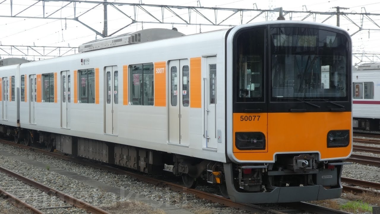 東武東上線 50070系 51077F 2画面LCD改造完了か？】東上線 50070系