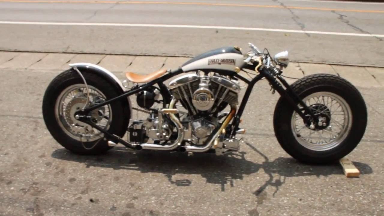 ☆ハーレーダビッドソン：73年ショベル：グースネック☆ - YouTube