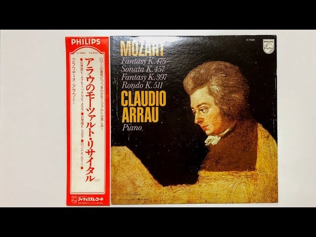 アラウ モーツァルト幻想曲 ハ短調 K 475 ピアノ・ソナタ 第14番 - YouTube