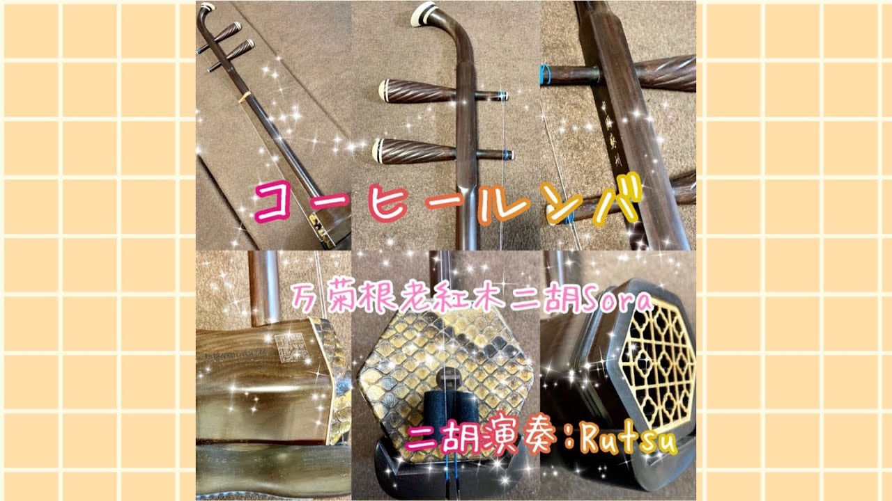 コーヒールンバ（二胡cover）万菊根老紅木二胡 - YouTube