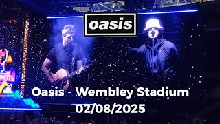 Oasis Live at Wembley Stadium, London / August 2, 2025 | the Oasis