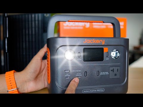 Jackery Solar Generator 300 Plus + 40W Book-sized Solar Panel