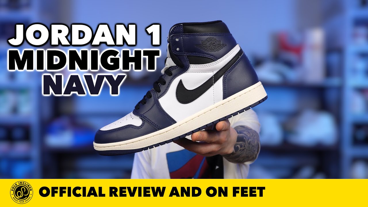 Nice and Simple! Air Jordan 1 'Midnight Navy' In Depth Review and