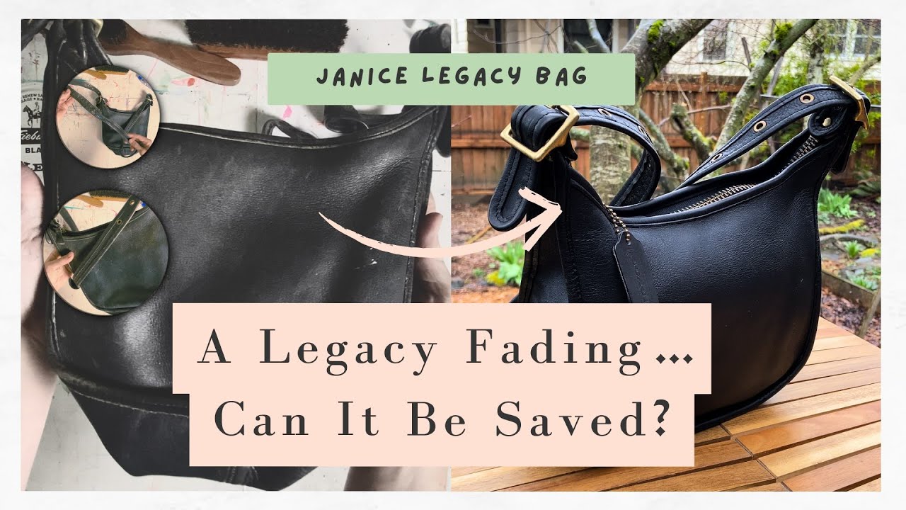 Restoring a Vintage Coach Janice's Legacy Bag | Style Number 9950