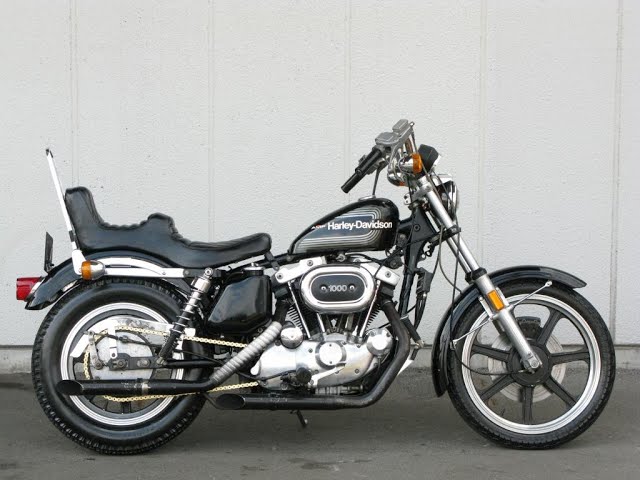 ID1316 ハーレーダビッドソン 1976年 XLH アイアンスポーツ - YouTube