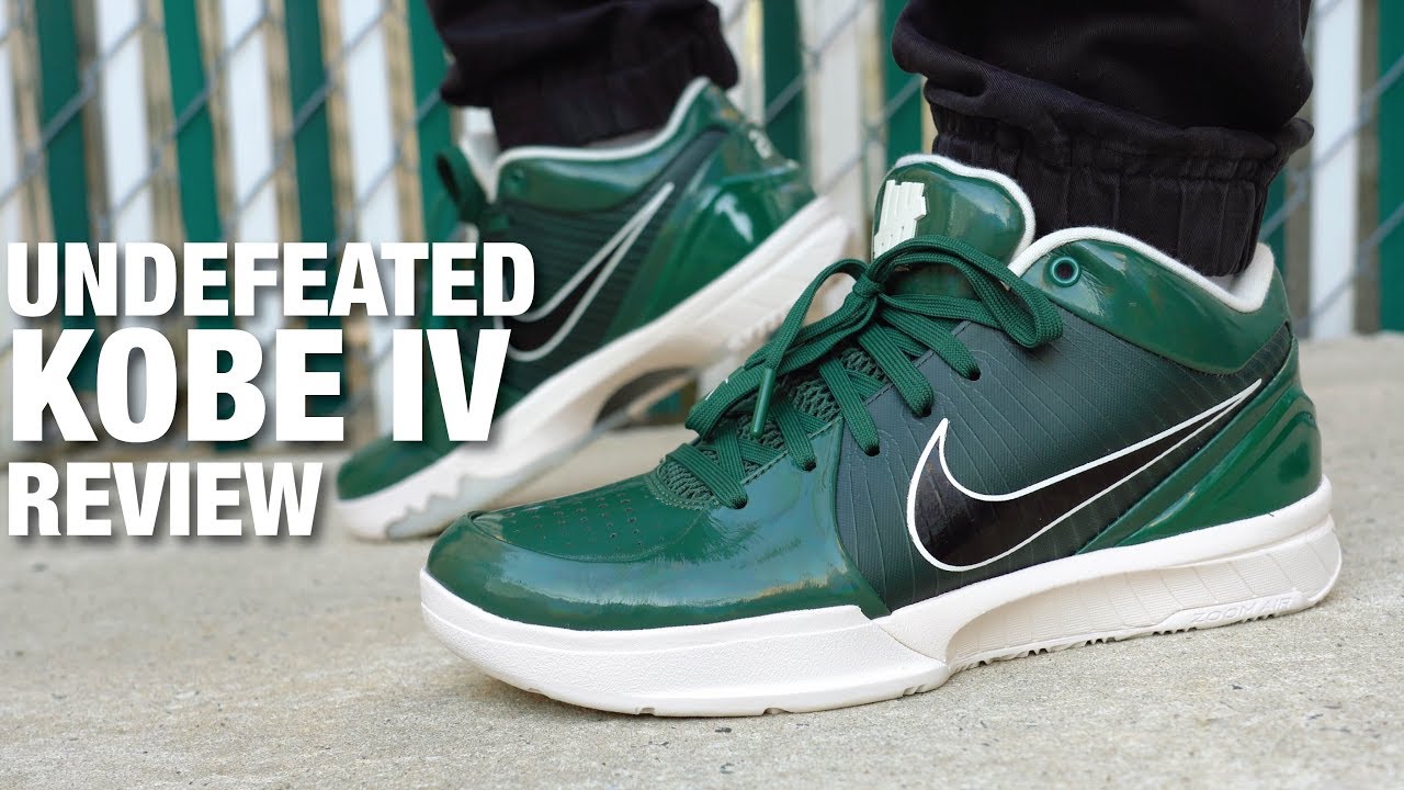 UNDEFEATED x Nike KOBE 4 Protro Milwaukee Bucks REVIEW & ON FEET