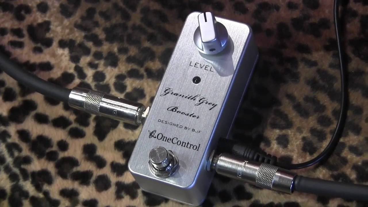 One Control GRANITH GREY BOOSTER designed by BJF - YouTube