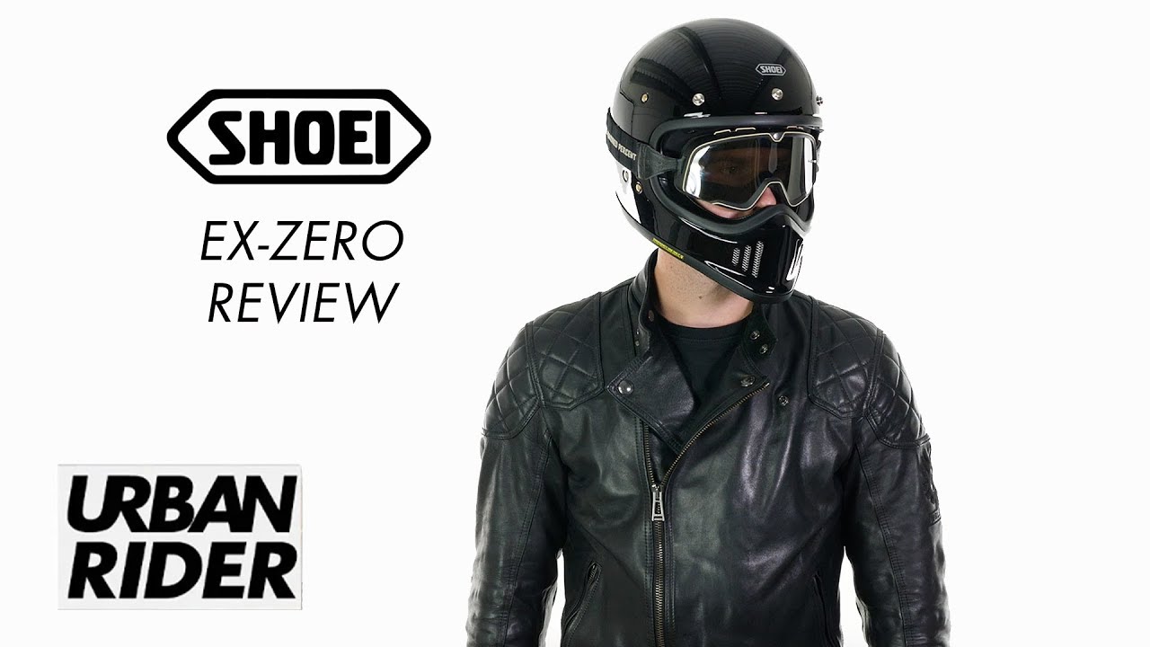 Shoei Ex Zero Motorcycle Helmet Review - YouTube