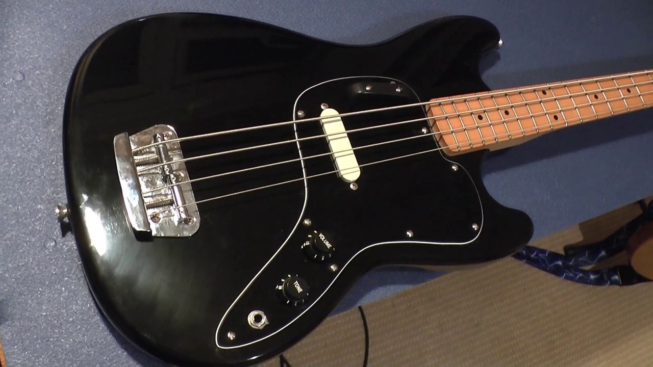 Musicmaster Bass conversion - YouTube
