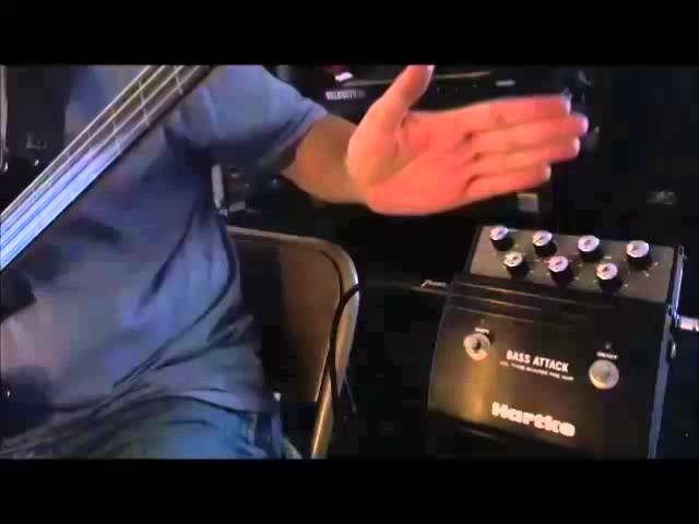 The Hartke Bass Attack Pedal: VXL Tone Shaper Pre Amp/DI Demo