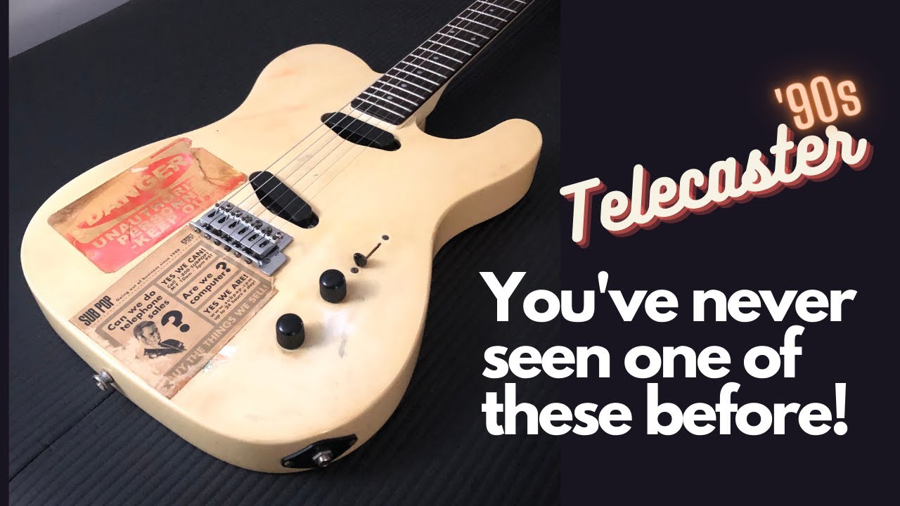 Yamaha RTX - 102 Telecaster - 1990 tone test and overview - YouTube