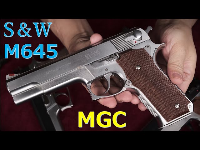 絶版MGC S＆W M645 固定スライド＆木製グリップ & M745 & M759 & M945