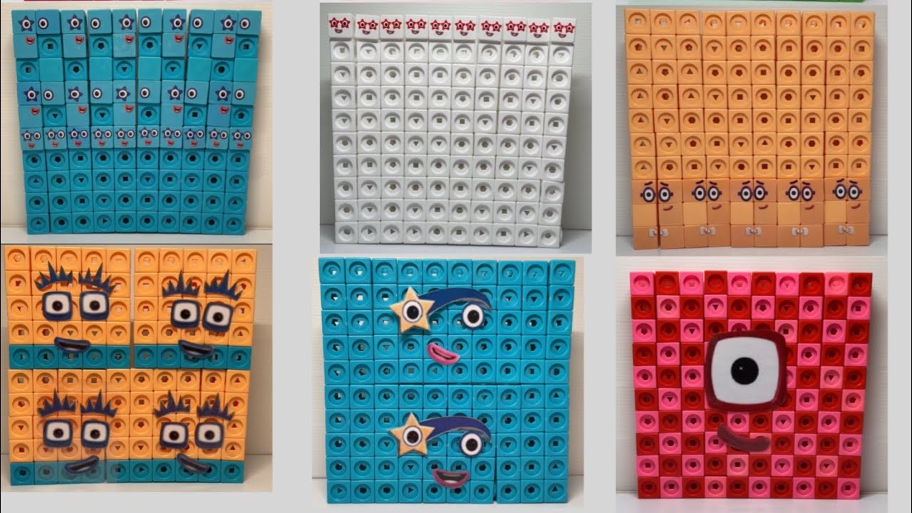 Let's build Numberblocks 100 = 1×100 2 ×50 4×25 5×20 10×10 20×5 25