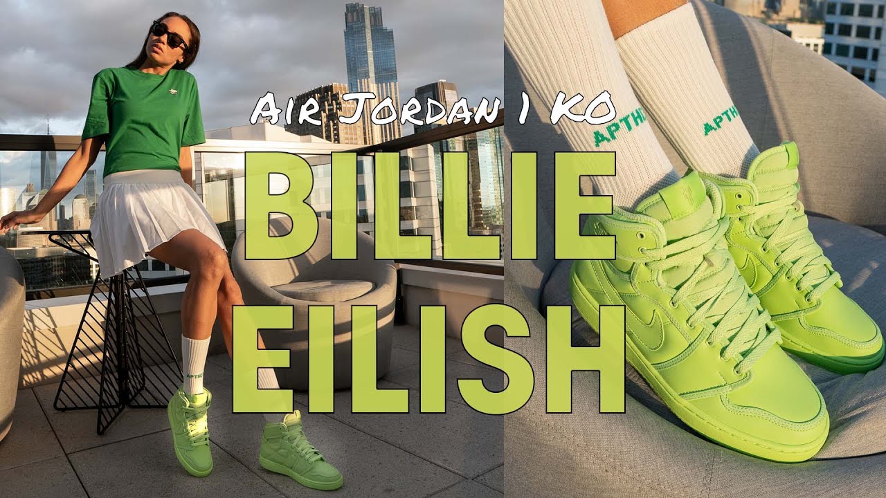 A MUST FOR BILLIE EILISH FANS! AIR JORDAN 1KO REVIEW and HOW TO