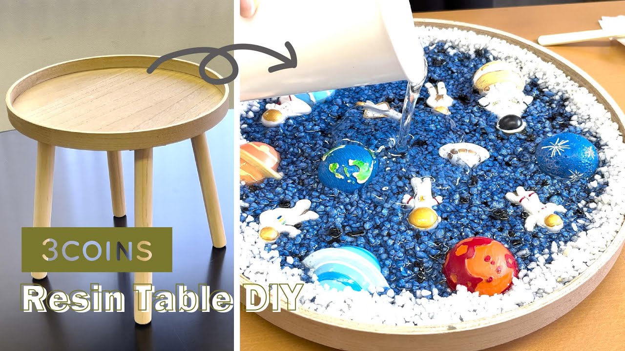 オリジナルリバーテーブルつくってみた！【スリーコインズ】 - YouTube