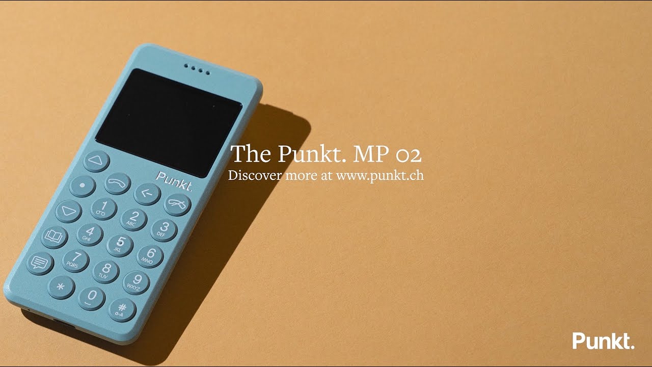 Punkt.MP02 New Generation 集中力を取り戻す携帯電話 PV - YouTube