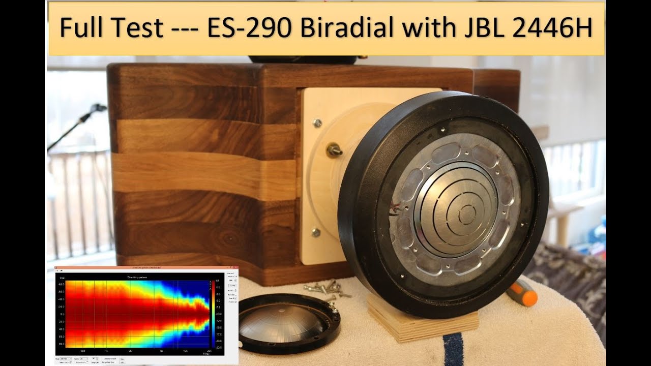 Full Test --- ES-290 Biradial Horn + JBL 2446H - YouTube