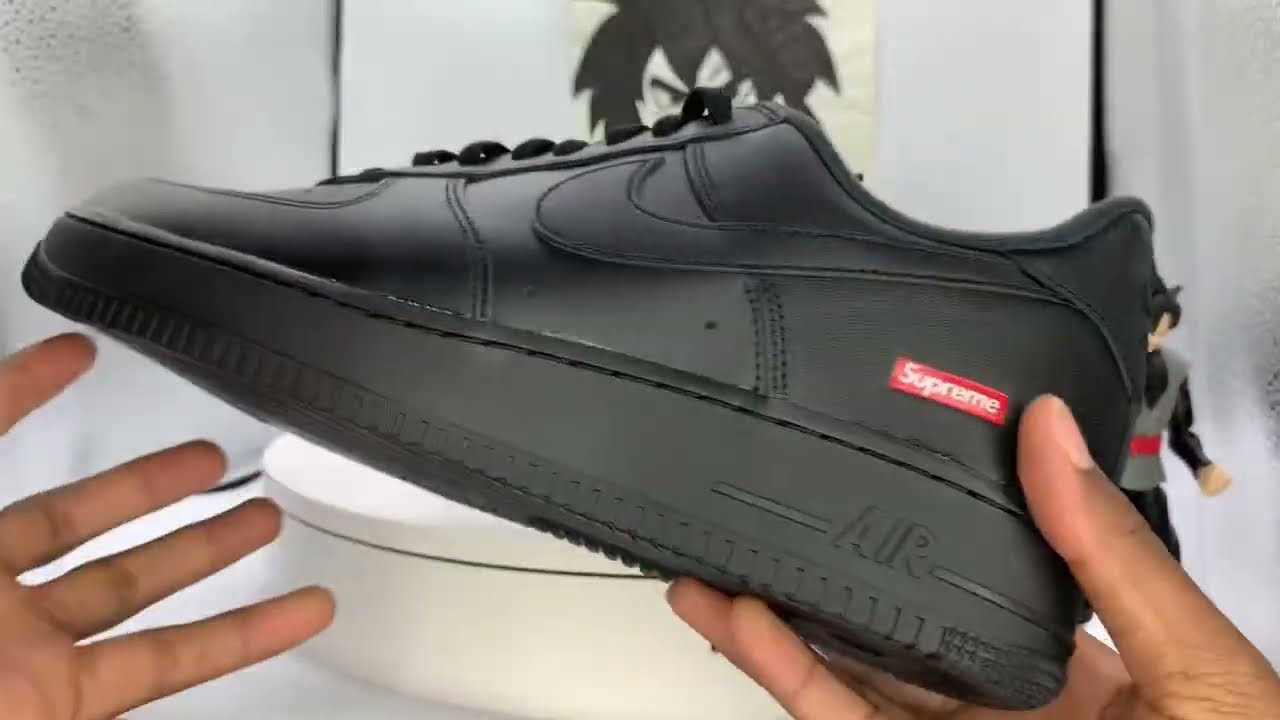 Review 224] - Nike Air Force 1 Low: Supreme Black 2025 - YouTube