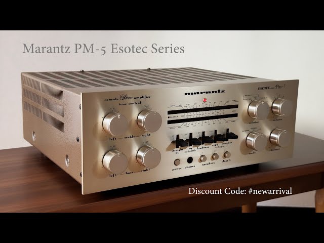 Marantz PM-5 Esotec Series - YouTube