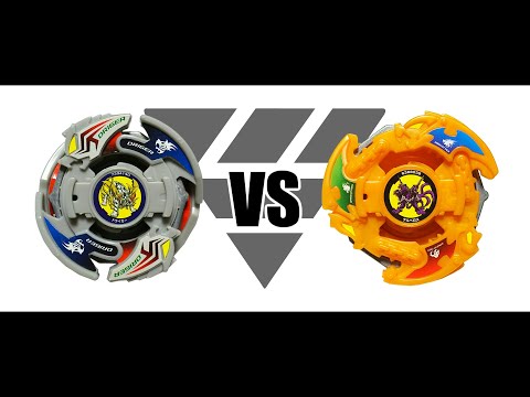 爆転シュートベイブレード ドライガーV2 VS バーニングケルベロス 対戦