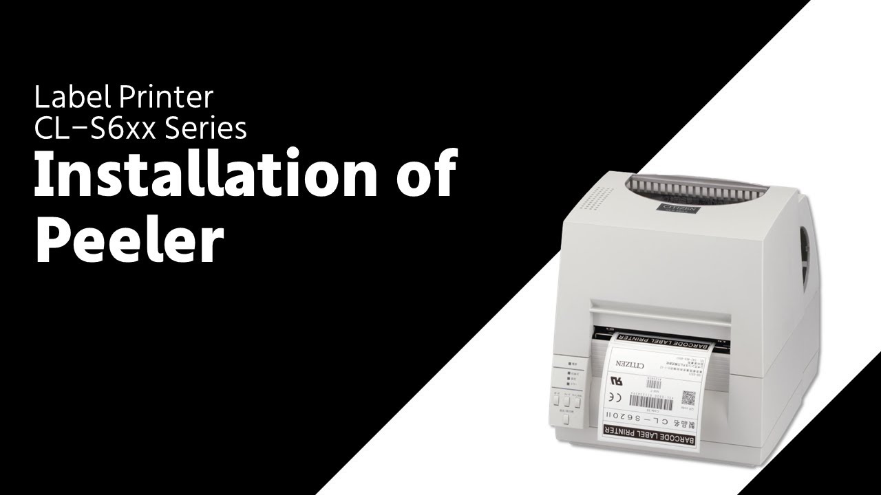 CL-S6XX Series Installation of Peeler - YouTube