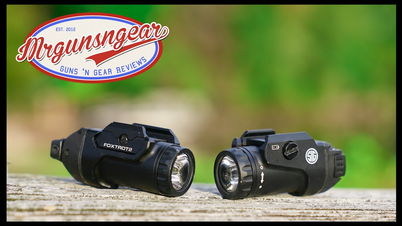 Sig Sauer Foxtrot1X & Foxtrot2 Compact Weapon Light(s) Review