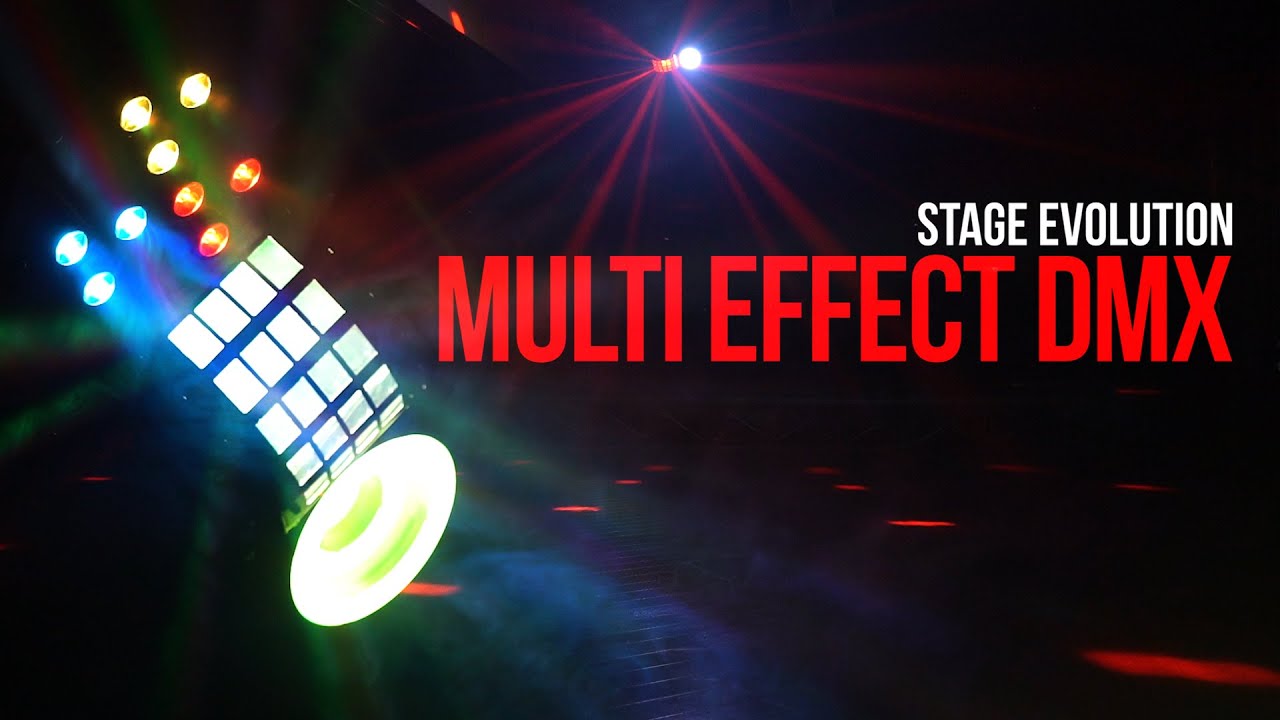 MULTI EFFECT DMX 照明エフェクト / STAGE EVOLUTION - YouTube