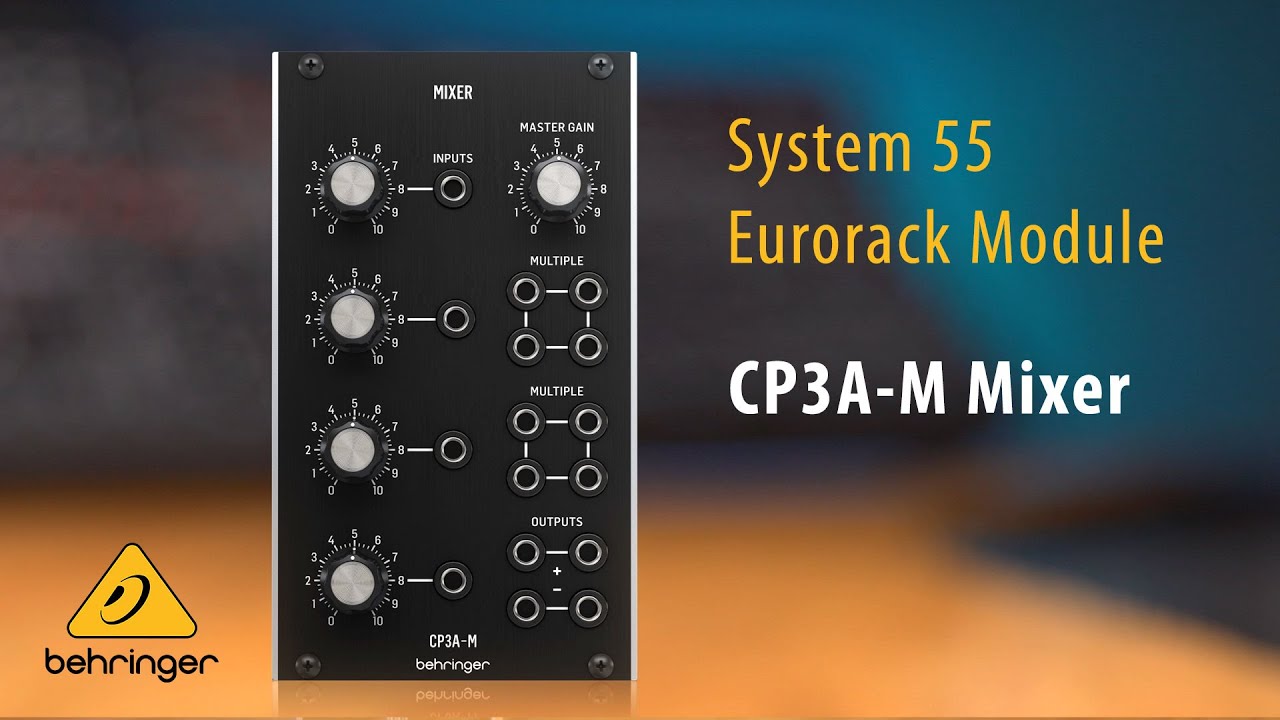 CP3A-M Mixer Eurorack Module - YouTube