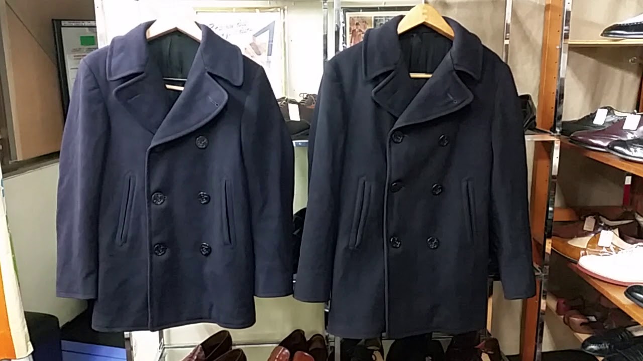 アメリカ海軍U.S.NAVY ビンテージPコート年代判別法 - YouTube