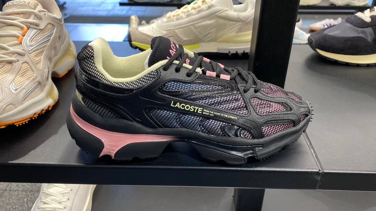 Lacoste L003 2K24 (Black/Pink) - Style Code: 48SFA00861J1-BLk