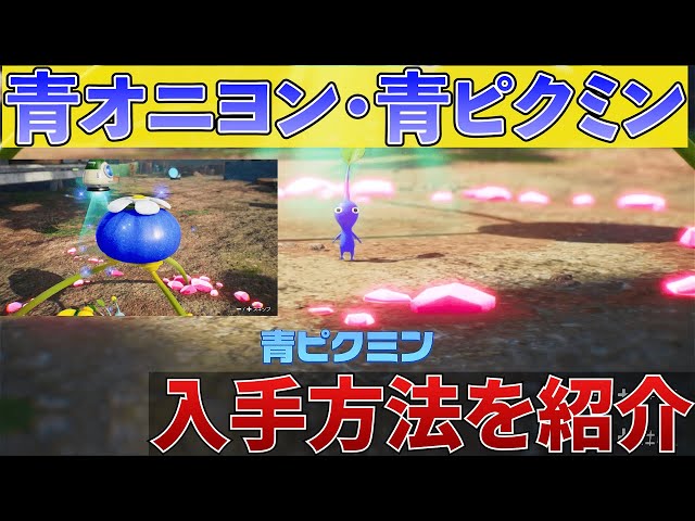 Pikmin 4] How to get Blue Pikmin and Blue Onions - YouTube