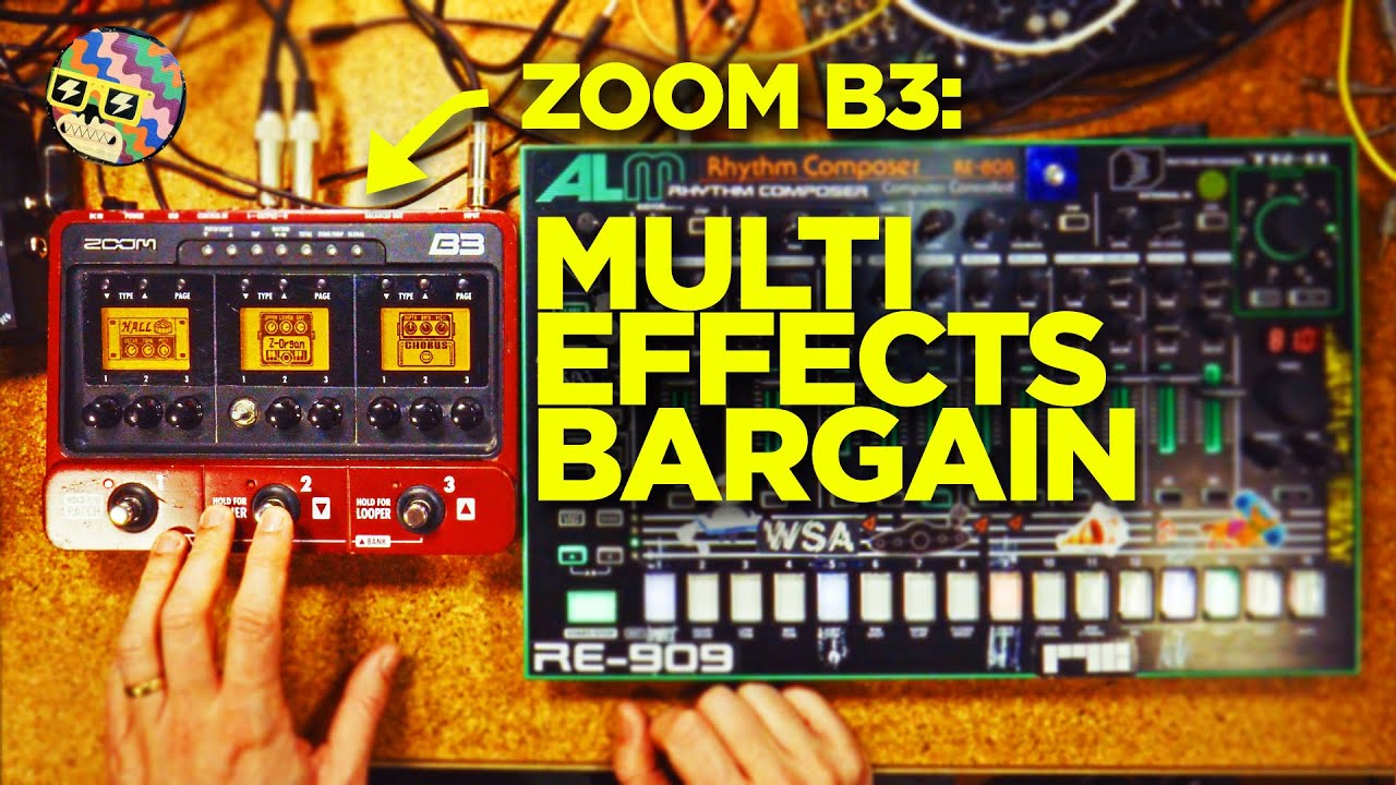 Sooo is the Zoom B3 a cheap multi-effects bargain, then? - YouTube