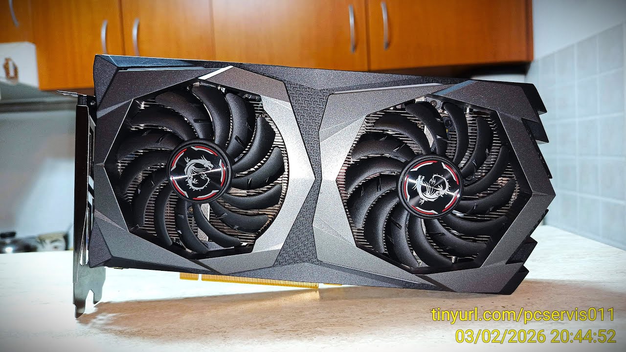 MSI Nvidia GTX 1660 Super 6GB GDDR6 Gaming X - Furmark 2 Stress