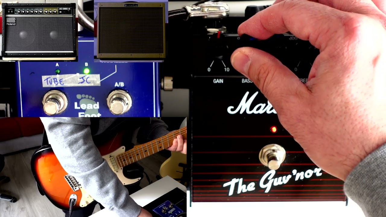 Marshall The Guv'nor Reissue with SS and Tube Amps - YouTube