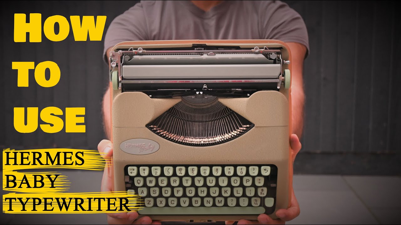 How to Use a Hermes Baby Typewriter - Full detailed & clear