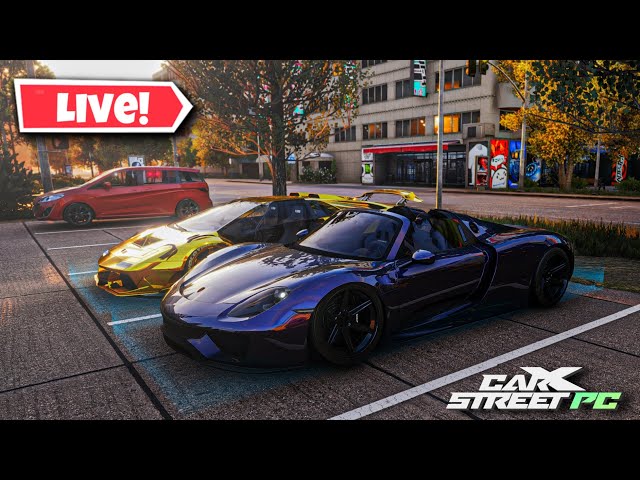 CarX STREET PC !! Porsche 918 Spyder - LIVE 🔴 - YouTube