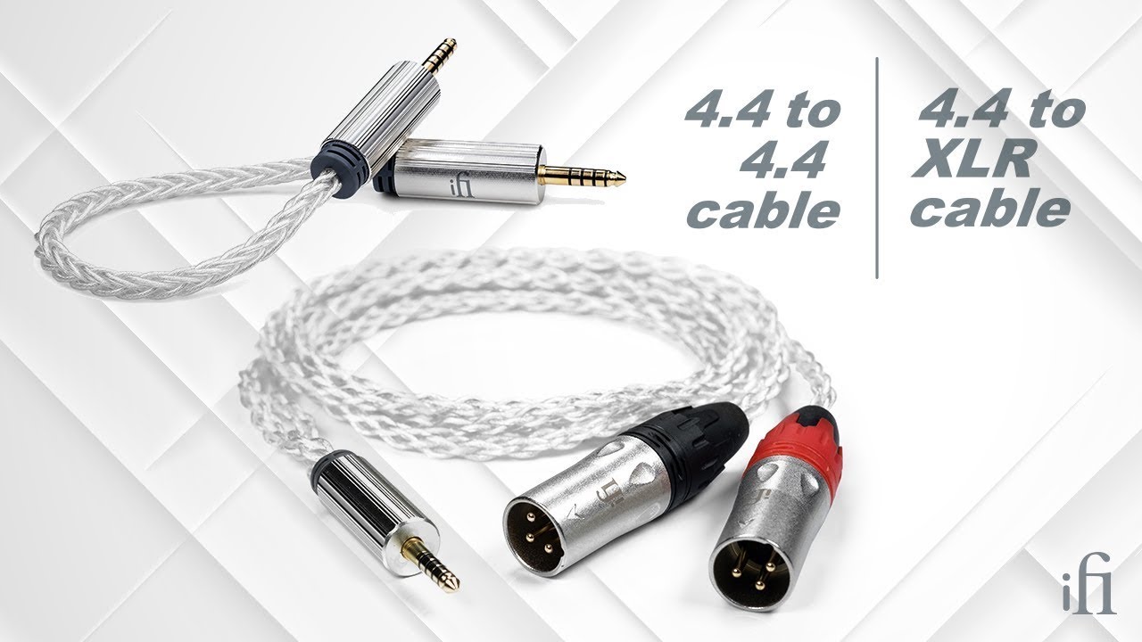 iFi audio 4.4 to 4.4/XLR cable | iFi独自構造の高品質バランス
