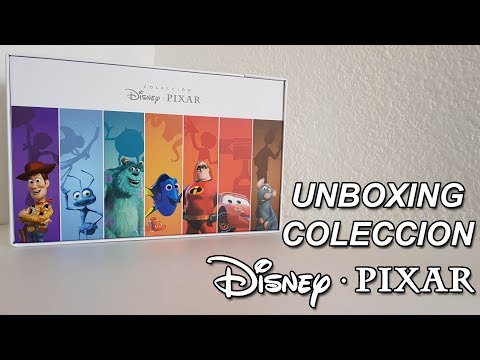 Unboxing Coleccion Disney Pixar 20 Títulos Bluray - YouTube