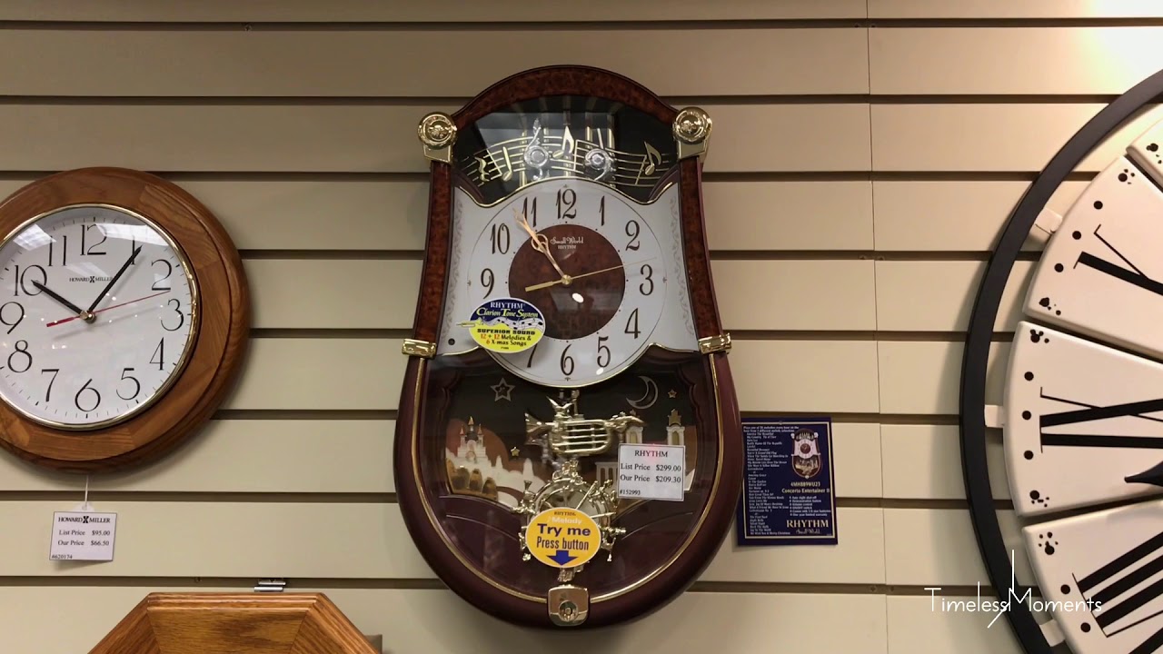 RHYTHM Concerto Entertainer II Clock - 4MH889WU23 （リズムスモール