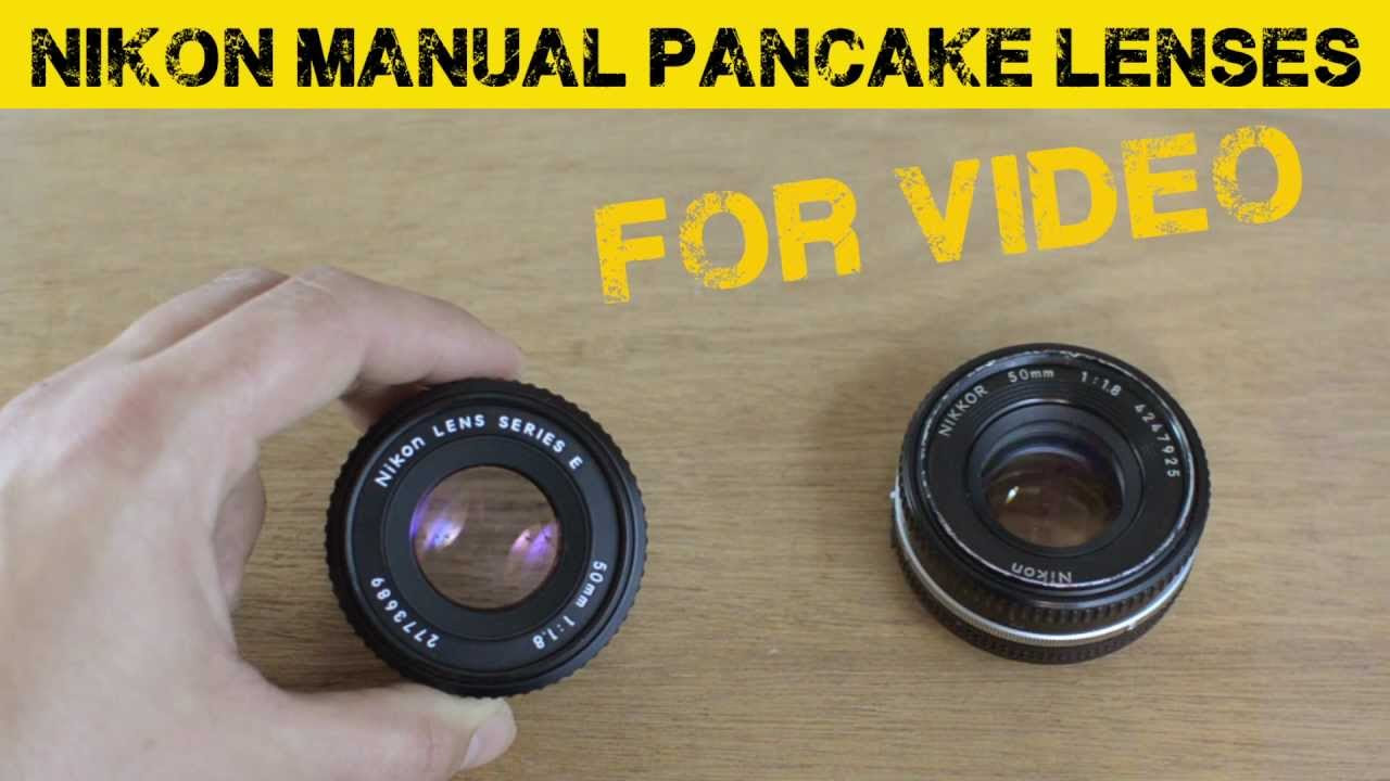 Nikon 50mm 1.8 pancake lens comparison for DSLRs - YouTube